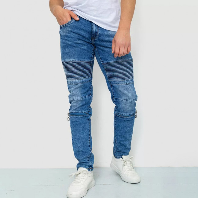 8335 FANGSIDA  джинсы мужские голубые стрейчевые (8 ед. размеры: 28.29.30.31.32.33.34.36)                Fangsida: артикул 1137493