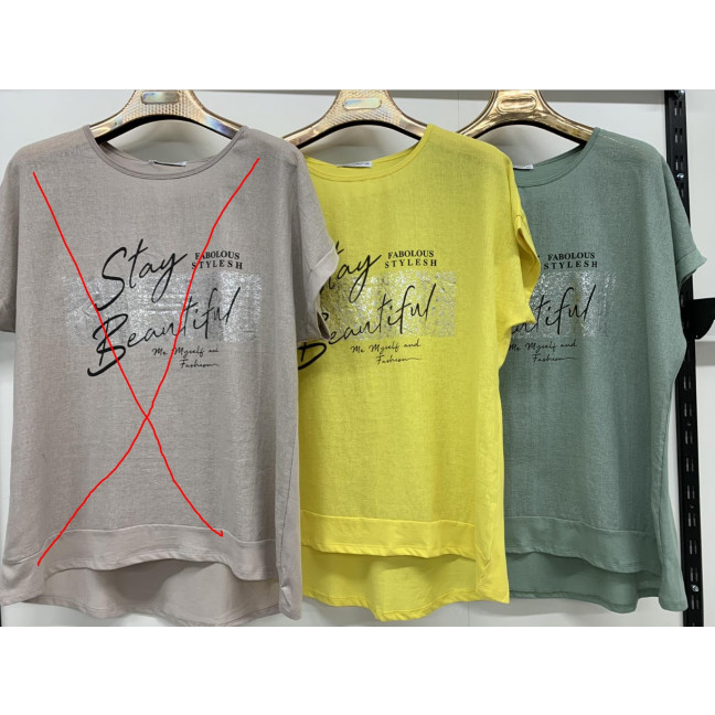9562# выбор цвета женская футболка (лён, 4 ед, размеры батал: 3XL-6XL) выдача на следующий день Футболка: артикул 1161502