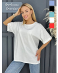 54001* микс расцветок женская футболка (oversize, 100% коттон, 6 ед. размеры батал: 54-56. 56-58. 58-60) выдача на следующий день: артикул 1146397