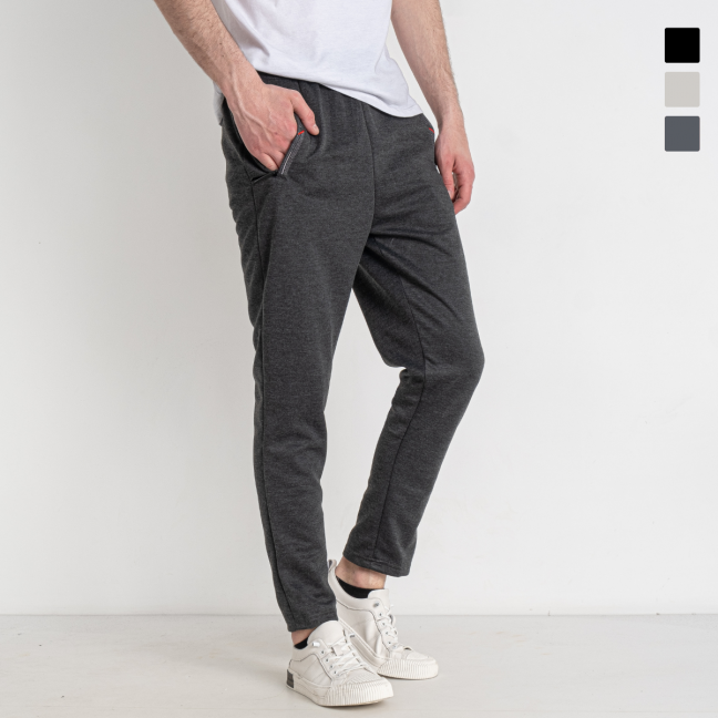 41666 три цвета мужские спортивные штаны (DUNAUONE, двунитка, 6 ед. размеры норма: M. L. XL. 2XL. 2XL. 3XL)    Dunauone: артикул 1143877