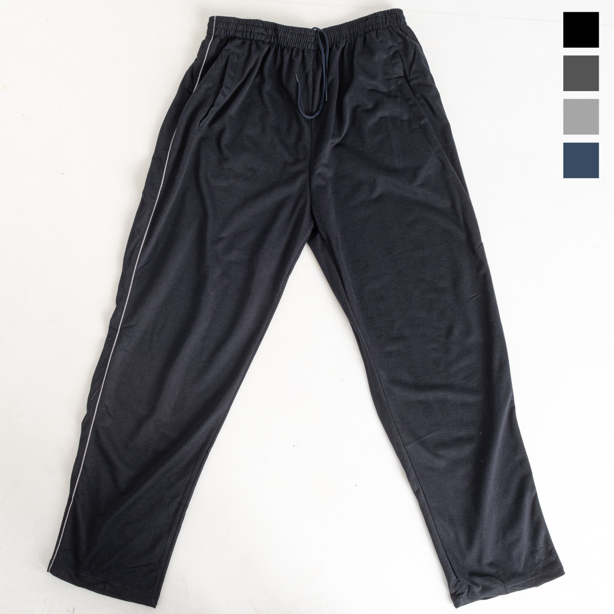 0668 четыре цвета спортивные штаны (DUNAUONE, двунитка, 6 ед. размеры батал: 4XL. 5XL. 5XL. 6XL. 7XL. 9XL.)   