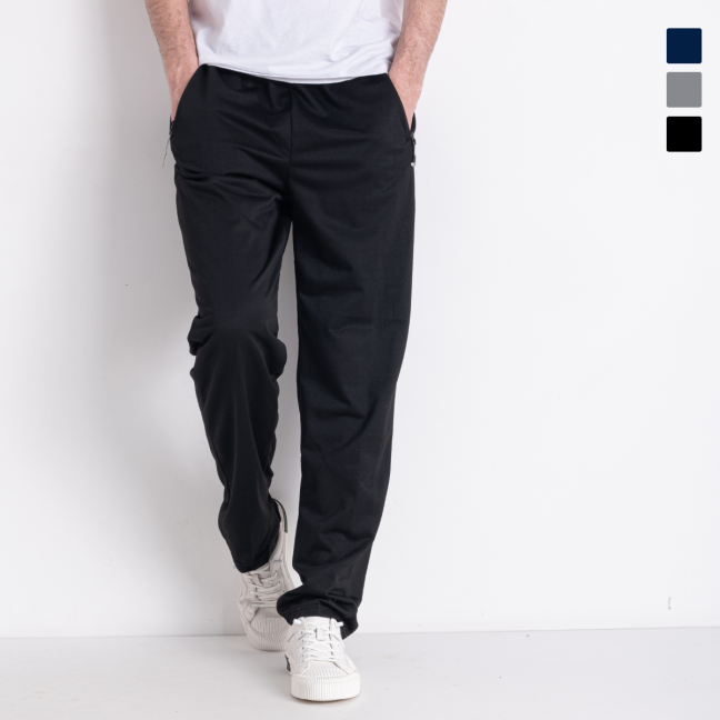 41393 три цвета мужские спортивные штаны (DUNAUONE, двунитка, 6 ед. размеры норма: M. L. XL. 2XL. 3XL. 4XL) Dunauone: артикул 1142736