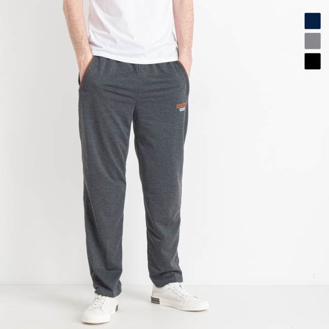 4664 три цвета мужские спортивные штаны (DUNAUONE, двунитка, 6 ед. размеры норма: M. L. XL. 2XL. 3XL. 4XL) Dunauone: артикул 1142734