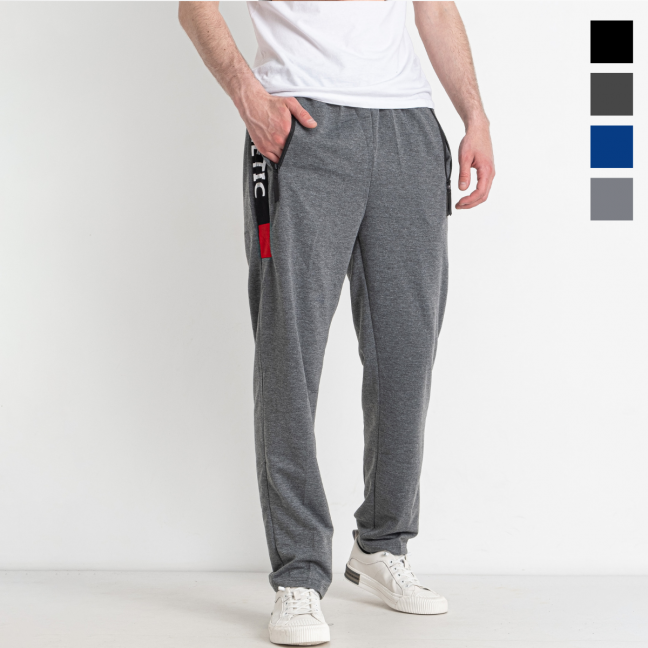 41125 четыре цвета мужские спортивные штаны (DUNAUONE, двунитка, 6 ед. размеры норма: M. L. XL. 2XL. 3XL. 4XL) Dunauone: артикул 1145188