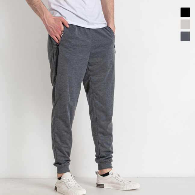 41382 три цвета мужские спортивные штаны (DUNAUONE, двунитка, 6 ед. размеры норма: M. L. XL. 2XL. 3XL. 4XL)    Dunauone: артикул 1143873