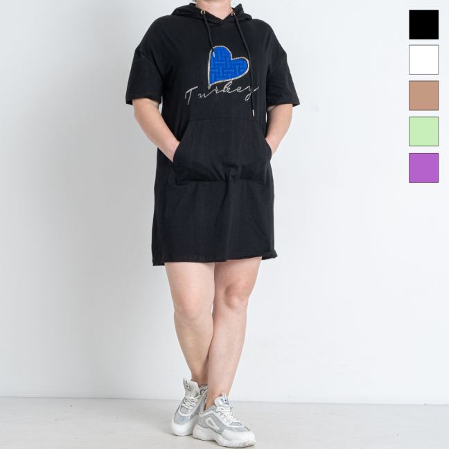 0902-59 микс расцветок женская футболка (4 ед. универсальный полубатальный размер: 48-52) Nana: артикул 1146773