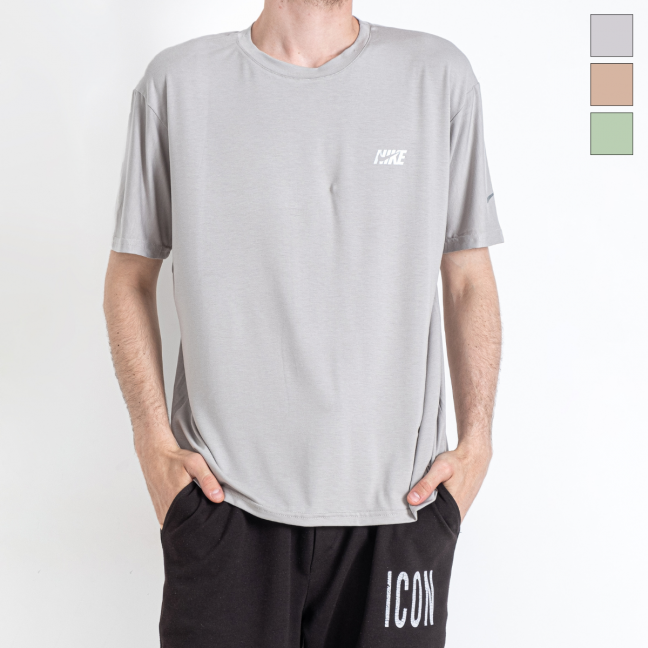 9910-6 микс расцветок мужская футболка (6 ед. размеры норма: M. M. L. XL. XL. 2XL) Футболка: артикул 1146801