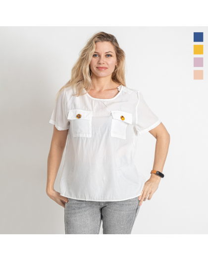 6056-99 микс расцветок женская футболка (6 ед. размеры батал: XL-3XL, некоторые размеры могут дублироваться) JJF