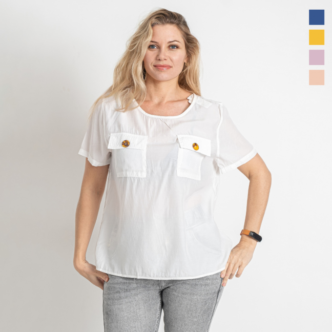 6056-99 микс расцветок женская футболка (6 ед. размеры батал: XL-3XL, некоторые размеры могут дублироваться) JJF: артикул 1143677