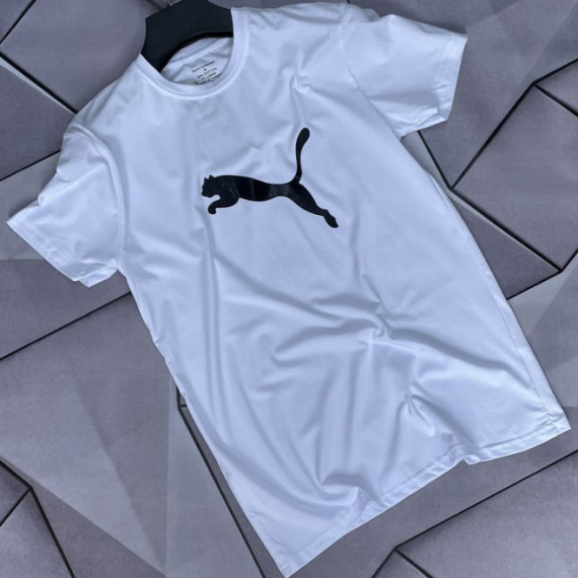 1386-10 белая мужская футболка с принтом (турецкий трикотаж, 5 ед. размеры норма: M. L. XL. 2XL. 3XL) Футболка: артикул 1135038