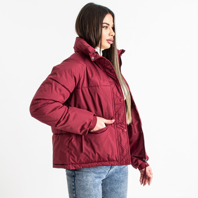 0615-5* бордовая женская куртка (синтепон, 5 ед. размеры норма: M. L. XL. 2XL, один размер дублируется) выдача на следующий день Куртка: артикул 1142210