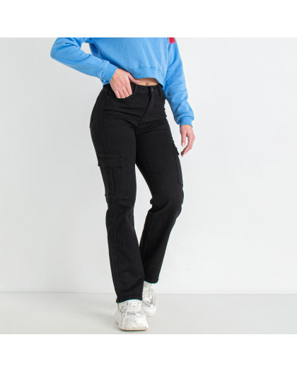 3194* черные джинсы юниор (стрейчевые, 6 ед. размеры: 22. 23. 24. 25. 26. 27) выдача на следующий день Джинсы