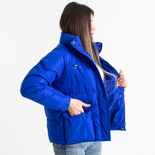 0806-2* синяя женская куртка (синтепон, 5 ед. размеры полубатал: L. XL. 2XL, размеры дублируются) выдача на следующий день Куртка: артикул 1142214