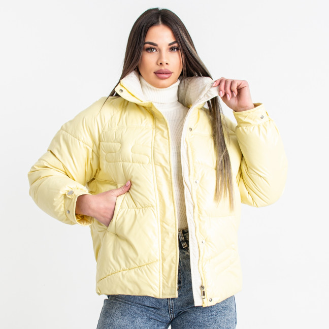2023-8* лимонная женская куртка (синтепон, 5 ед. размеры норма: S. M. L. XL. 2XL) выдача на следующий день Куртка: артикул 1142220