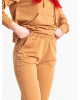 9991-9 светло-коричневый женский спортивный костюм (двунитка, 4 ед. размеры норма: M-2XL): артикул 1142063