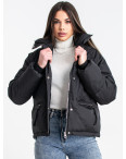 0615-1* черная женская куртка (синтепон, 5 ед. размеры норма: M. L. XL. 2XL, один размер дублируется) выдача на следующий день: артикул 1142209