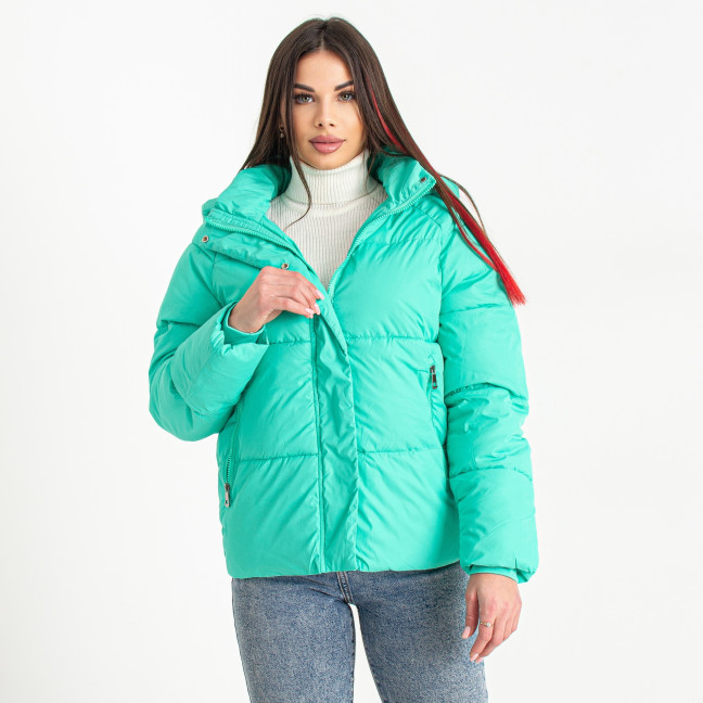 0165-7 ярко-зеленая женская куртка (BIHOR, синтепон, 5 ед. размеры норма: S. M. L. XL. 2XL) Bihor: артикул 1142111