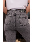 1154 серые женские джинсы (VINDASION, стрейчевые, 6 ед. размеры батал: 30. 31. 32. 33. 34. 36): артикул 1144680