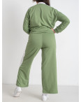 9835-7 зеленый женский спортивный костюм (двунитка, 4 ед. размеры полубатал: 48. 50. 52. 54): артикул 1144439