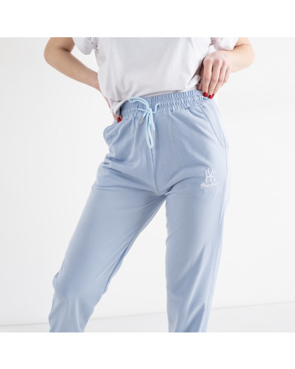 0019-3 голубые женские спортивные брюки (X&D, двунитка. 6 ед. размеры норма: S. M. L. XL. 2XL. 3XL) X&D 