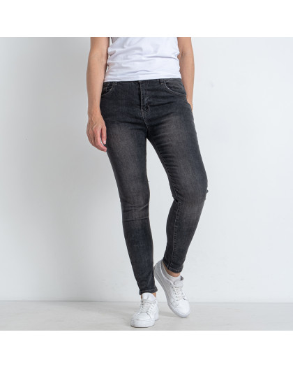 2297 темно-серые женские джинсы (X&D, стрейчевые, 6 ед. размеры полубатал: 28. 29. 30. 31. 32. 33) X&D 