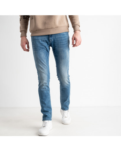 3230 голубые мужские джинсы (стейчевые, 8 ед. размеры норма: 29. 30. 31. 32. 33. 33. 34. 36) Джинсы