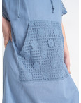3955-2* голубое женское платье (4 ед. размеры полубатал: L. XL. 2XL. 3XL) выдача на следующий день: артикул 1144418