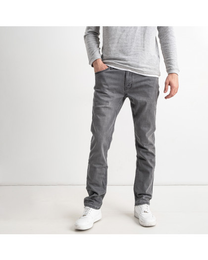 3381-6 серые мужские джинсы (6 ед. размеры полубатал: 33. 34. 34. 36. 36. 38) Джинсы