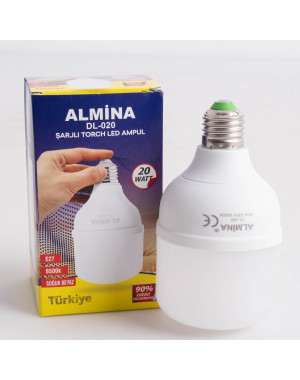 2020 Almina светодиодная аккумуляторная лампочка 20W (1 ед.)