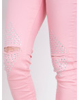 0118-5 пудровые женские джинсы (5 ед. размеры норма: XS. S. M. L. XL): артикул 1146266