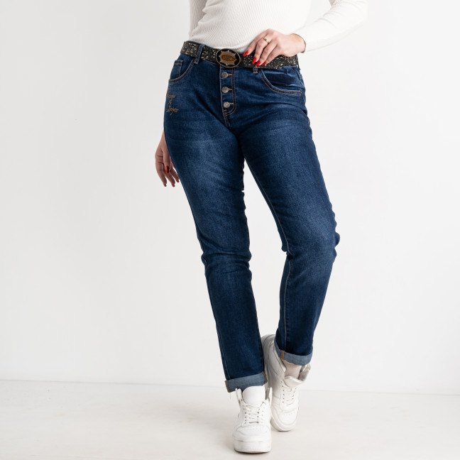 1632 LADY N джинсы женские полубатальные синие стрейчевые (6 ед. размеры: 28.29.30.31.32.33) Lady N: артикул 1139517