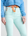 21067* бирюзовые женские джинсы (LANLANIEE, стрейчевые, 6 ед. размеры норма: 25. 26. 27. 28.  29. 30) выдача на следующий день: артикул 1144497