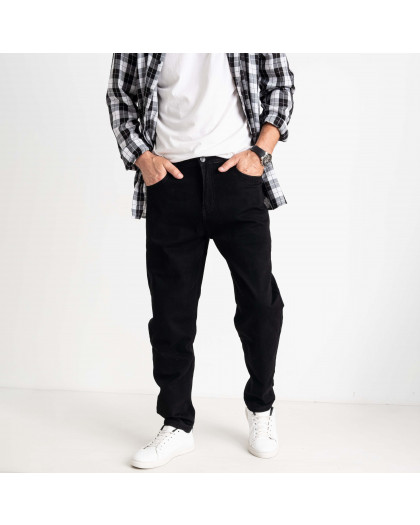 8527 MAXQ джинсы мужские чёрные стрейчевые (8 ед. размер: 28.29.30.31.32.33.34.36) MaxQ