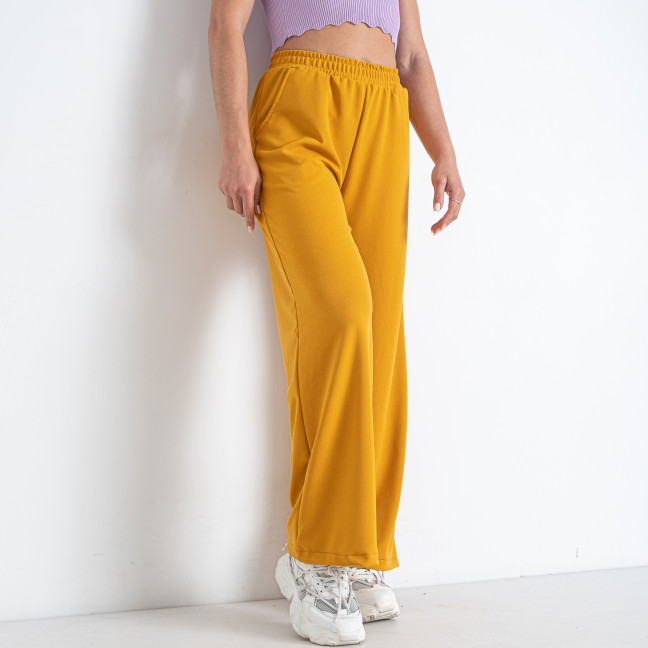 1109-88 светло-коричневые женские спортивные штаны клеш (4 ед. размеры норма: S. M. L. XL) Брюки: артикул 1146753