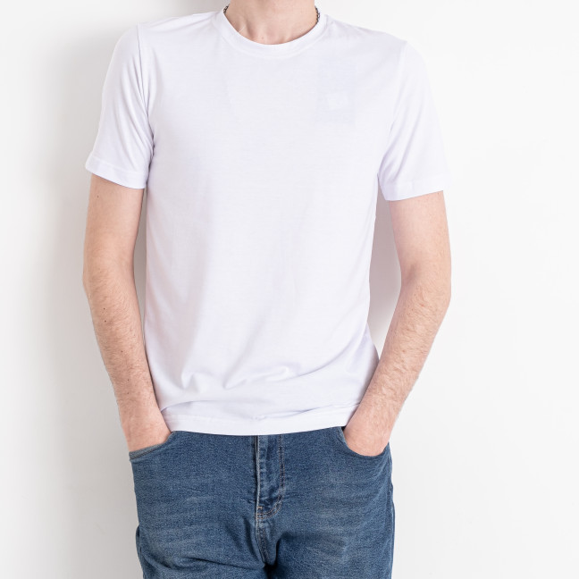 0855-10* белая мужская футболка (6 ед. размеры норма: S. M. L. XL. 2XL. 3XL) выдача на следующий день Royal Sport: артикул 1142569
