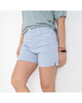 3054-5 голубые женские джинсовые шорты (SAINT WISH, стрейчевые, 6 ед. размеры полубатал: 28. 29. 30. 31. 32. 33): артикул 1144493