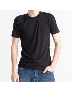 0855-1* черная мужская футболка (6 ед. размеры норма: S. M. L. XL. 2XL. 3XL) выдача на следующий день