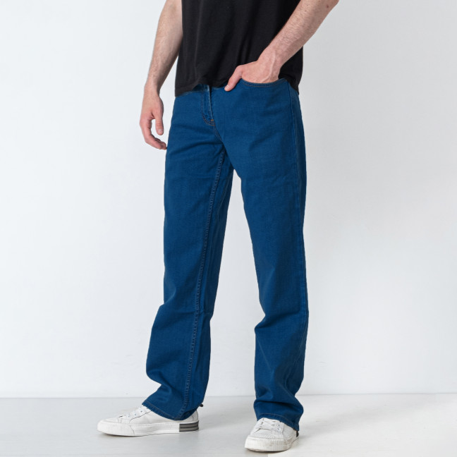 0058-216 темно-синие мужские джинсы (ИНДОНЕЗИЯ, 6 ед. размеры батал: 40. 40. 40. 40. 42. 44) Джинсы: артикул 1146892