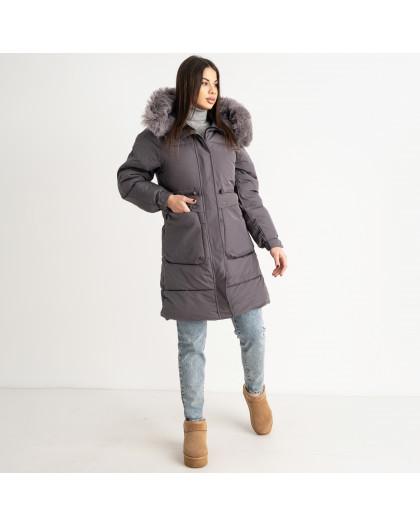 0223-6* серая куртка женская (синтепон, 5 ед. размеры норма : M. L. XL. 2XL. 3XL) выдача на следующий день Куртка