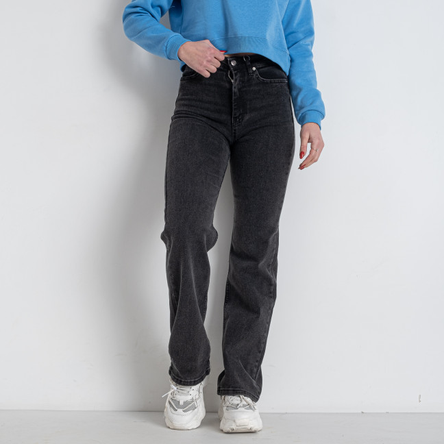 0410-2005 черные женские джинсы (стрейчевые, 8 ед. размеры батал: 34. 36. 36. 38. 38. 40. 42. 44) Real London: артикул 1144536