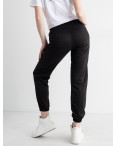 0021-1 X&D ЧЕРНЫЕ спортивные брюки женские из двунитки (6 ед. размеры : S.M.L.XL.2XL.3XL): артикул 1135534