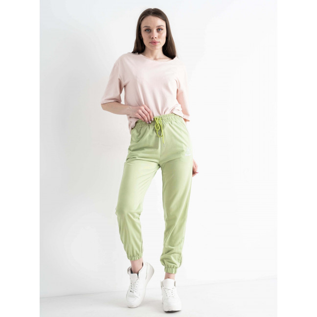 0019-55 оливковые женские спортивные брюки (X&D, двунитка, 4 ед. размеры: L. L. XL. 2XL) X&D : артикул 1162601