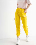 0019-8 жёлтые женские спортивные брюки (двунитка, 6 ед. размеры : S. M. L. XL. 2XL. 3XL): артикул 1135535