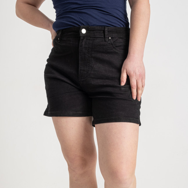 3054-1 черные женские джинсовые шорты (SAINT WISH, стрейчевые, 6 ед. размеры полубатал: 28. 29. 30. 31. 32. 33) Saint Wish: артикул 1144489