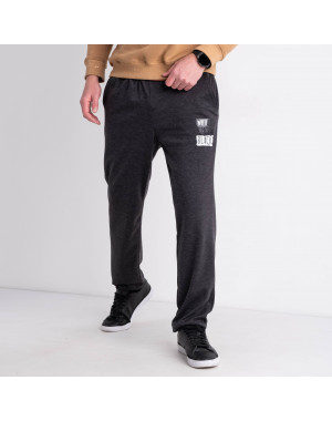 16010-6 СЕРЫЕ спортивные штаны из двунитки (5 ед. размеры 48. 50. 50. 52. 54)