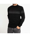 1052-1 Pamuk Park ЧЁРНЫЙ свитер мужской машинная вязка (3 ед. размер: M.L.XL): артикул 1138506