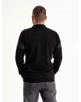1052-1 Pamuk Park ЧЁРНЫЙ свитер мужской машинная вязка (3 ед. размер: M.L.XL): артикул 1138506