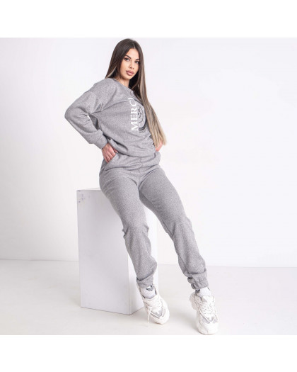 1390-6 серый женский спортивный костюм (SARA, ангора, 4 ед. размеры полубатал: 46-48. 46-48. 50-52. 50-52) Sara