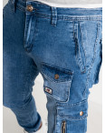8320 FANGSIDA джинсы мужские синие стрейчевые (8 ед. размеры: 28.29.30.31.32.33/2.34)               : артикул 1139649