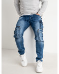 8315 FANGSIDA джинсы мужские синие стрейчевые (8 ед. размеры: 27.28.29.30.31.32.33.34): артикул 1139648